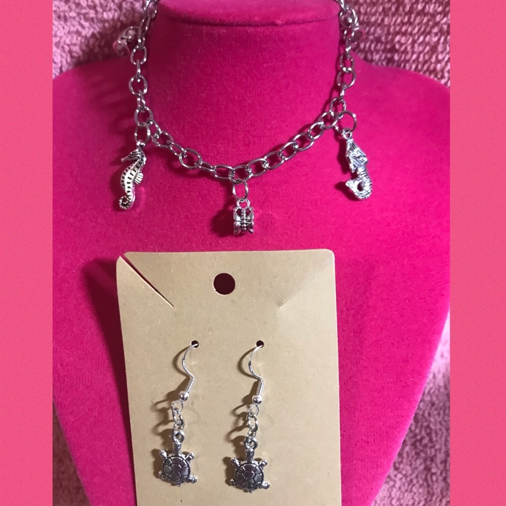 Conjunto de pulsera y pantallas.